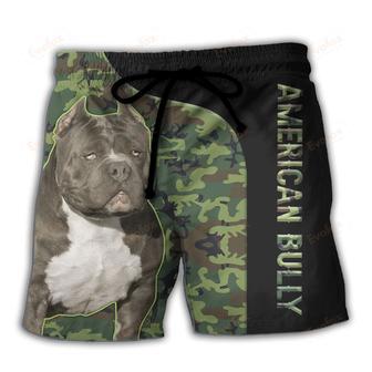 American Bully Dog Lover Beach Short | Newhawaiianshirts AU