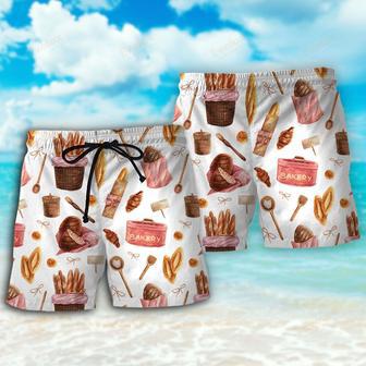 Baking Bread In Love Life Beach Short | Newhawaiianshirts UK