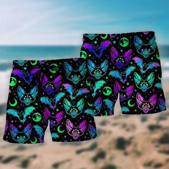 Bat Neon Magic Style Beach Short | Newhawaiianshirts DE