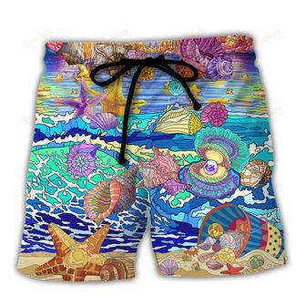 Beach I Would Rather Have Seashells Than Snowflakes Beach Short | Newhawaiianshirts UK