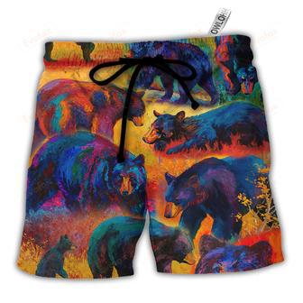 Bear Are Masters Of Survival Beach Short | Newhawaiianshirts CA