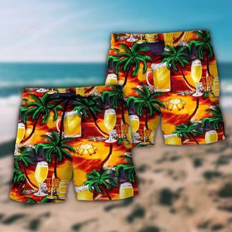 Beer in Paradise Tropical Beach Short | Newhawaiianshirts UK