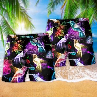 Bird Neon Love Animals Beach Short | Newhawaiianshirts AU