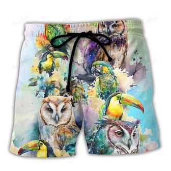 Bird Watching Fxxx Off I'm Bird Watching Beach Short | Newhawaiianshirts DE