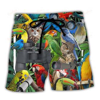 Bird Watching I'm Not Lost I'm Bird Watching Beach Short | Newhawaiianshirts UK