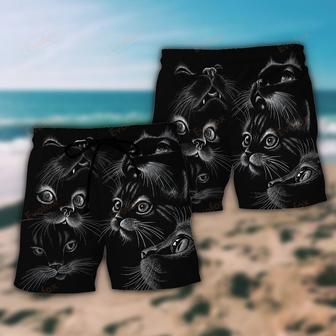 Black Cat Awesome Amazing Style Beach Short | Newhawaiianshirts AU