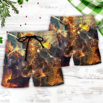 Blacksmith God Of Craftsmen Artisans Fire Beach Short | Newhawaiianshirts AU