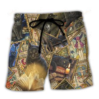 Book Cats Love Books Magic Beach Short | Newhawaiianshirts AU