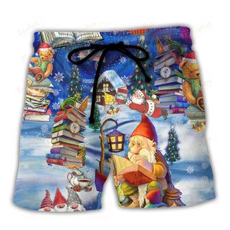 Book Make Me Happy Merry Christmas Beach Short | Newhawaiianshirts AU