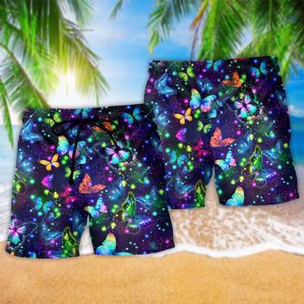 Butterfly Colorful Lover Style Beach Short | Newhawaiianshirts AU