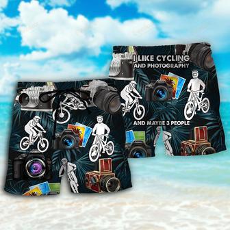 Camera I Like Cycling And Camera Beach Short | Newhawaiianshirts DE