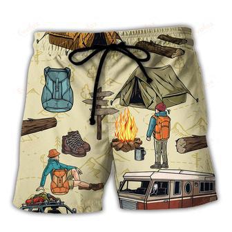 Camping Actually I'm Not Always Camping Sometimes Beach Short | Newhawaiianshirts AU