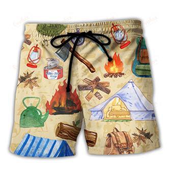 Camping Never Take Camping Advice From Me Beach Short | Newhawaiianshirts UK