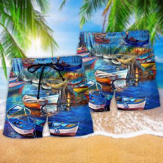 Canoe Life Is A Jouney Enjoy The Ride Art Beach Short | Newhawaiianshirts UK