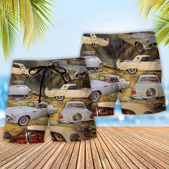 Car Amazing Cars In To The Mountain Beach Short | Newhawaiianshirts AU