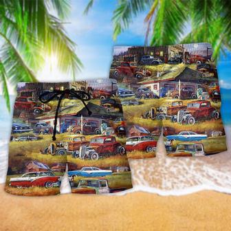 Car Being With The Classic Is A Bless Beach Short | Newhawaiianshirts UK