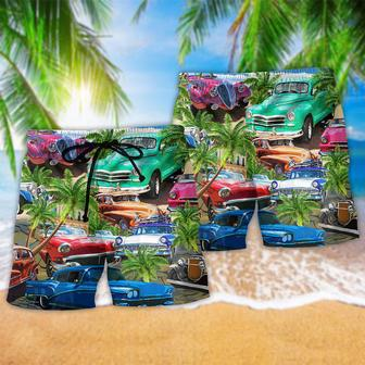 Car Classic Make Me Happy Beach Short | Newhawaiianshirts AU