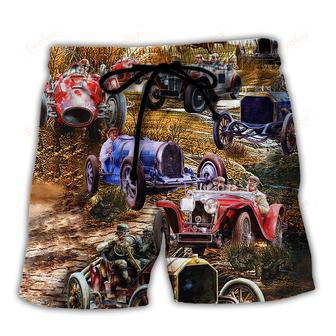 Car Old Vintage Beach Short | Newhawaiianshirts AU