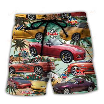 Car Summer Tropical Island Beach Short | Newhawaiianshirts UK