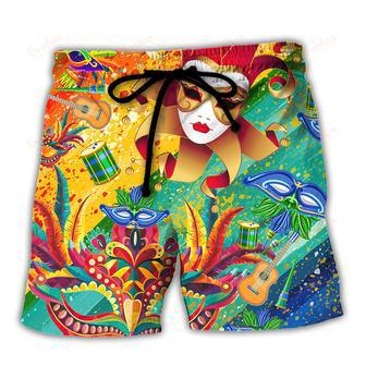 Carnival A Happy Carnival Is Coming Beach Short | Newhawaiianshirts UK