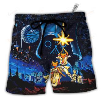 Cat A New Hope Beach Short | Newhawaiianshirts AU