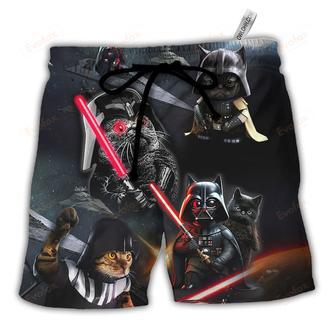 Cat Darth Beach Short | Newhawaiianshirts AU