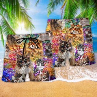 Cat Life Is Better With Cats Beach Short | Newhawaiianshirts CA