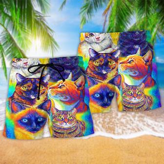 Cat Lovely Love Life Style Beach Short | Newhawaiianshirts AU