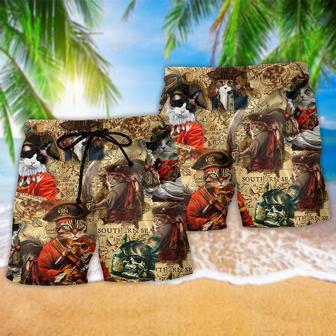 Cat Pirates So Cool Beach Short | Newhawaiianshirts AU