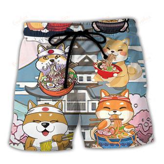 Cat Ramen Lovely Style Beach Short | Newhawaiianshirts AU