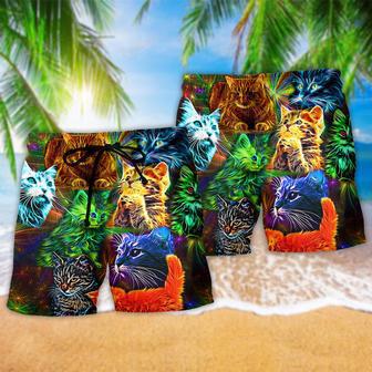 Cat Stunning In My Dream Beach Short | Newhawaiianshirts UK