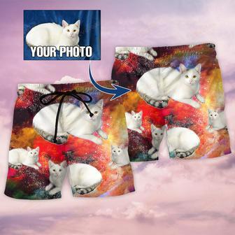 Cat Various Style Custom Photo Beach Short | Newhawaiianshirts