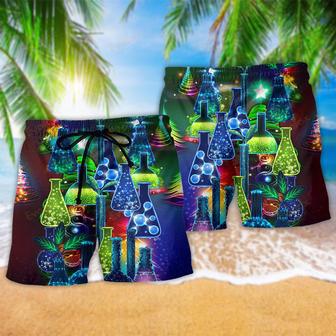 Chemistry Is Like Magic But Real Christmas Beach Short | Newhawaiianshirts DE