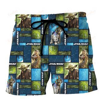 Chewie Pattern Beach Short | Newhawaiianshirts AU