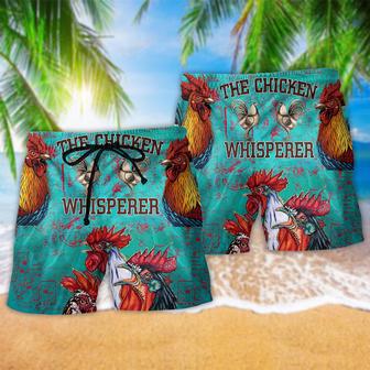 Chicken Whisperer Farm Green Beach Short | Newhawaiianshirts