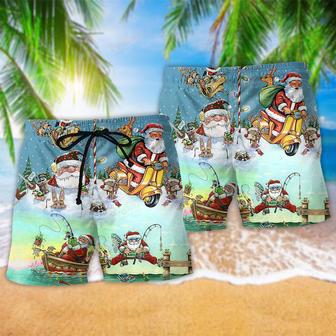 Christmas Cute Santa Claus Beach Short | Newhawaiianshirts AU