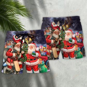 Christmas Light In The Dark Beach Short | Newhawaiianshirts AU