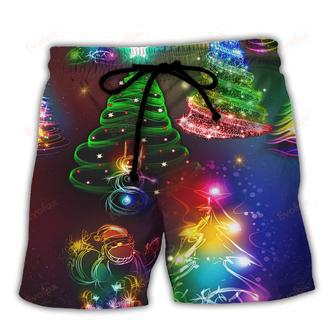 Christmas Merry Everything Happy Always Beach Short | Newhawaiianshirts AU