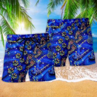 Christmas Never Walk Alone Beach Short | Newhawaiianshirts DE