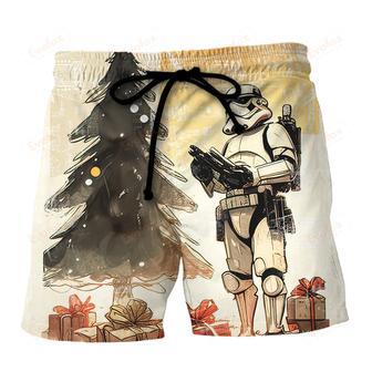 Christmas Stormtrooper Christmas Holiday Beach Short | Newhawaiianshirts AU