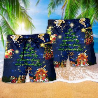 Christmas The Lord Style Beach Short | Newhawaiianshirts AU