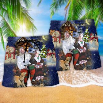 Christmas You And Me We Got This Christmas Night Beach Short | Newhawaiianshirts CA