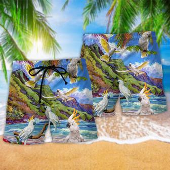 Cockatoo Beautiful Landscape Ocean Beach Short | Newhawaiianshirts UK