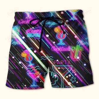 Cocktail Amazing Night Happy Cocktail Stunning Beach Short | Newhawaiianshirts DE