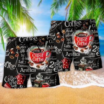 Coffee Make Everything Better Latte Beach Short | Newhawaiianshirts DE