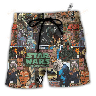 Comic Style Beach Short | Newhawaiianshirts AU