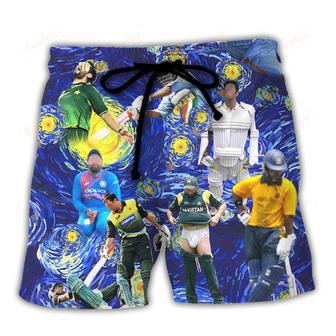 Cricket Sport Funny Play Amazing Style Beach Short | Newhawaiianshirts DE