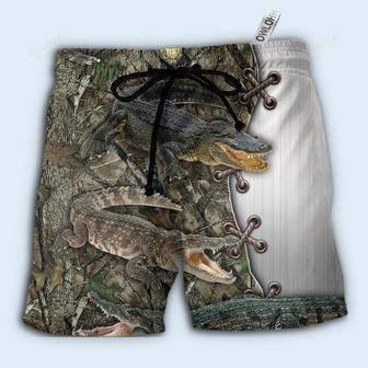 Crocodile Hunting Cool Style Beach Short | Newhawaiianshirts UK