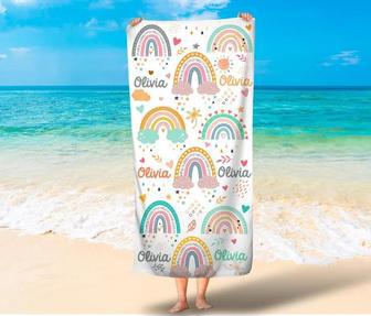 Custom Beach Towels Adults Kids Personalized Unique Design Gift | Newhawaiianshirts UK