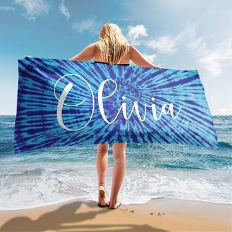 Custom Name Beach Towels Quick Dry Perfect Pool Travel Bath | Newhawaiianshirts DE